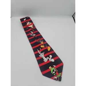 Looney Tunes Mania Characters Adult Neck Tie Daffy Duck Tazz Bugs Bunny 1995